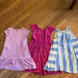 Pink and Blue Kids Dress Set